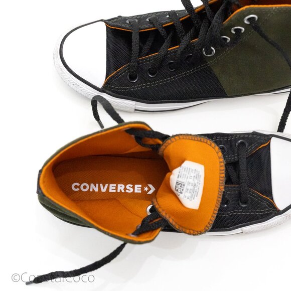 Converse Chuck Taylor All Star High Top M 6.5/W 8.5 Cargo Green/Black Sneakers - Picture 7 of 10